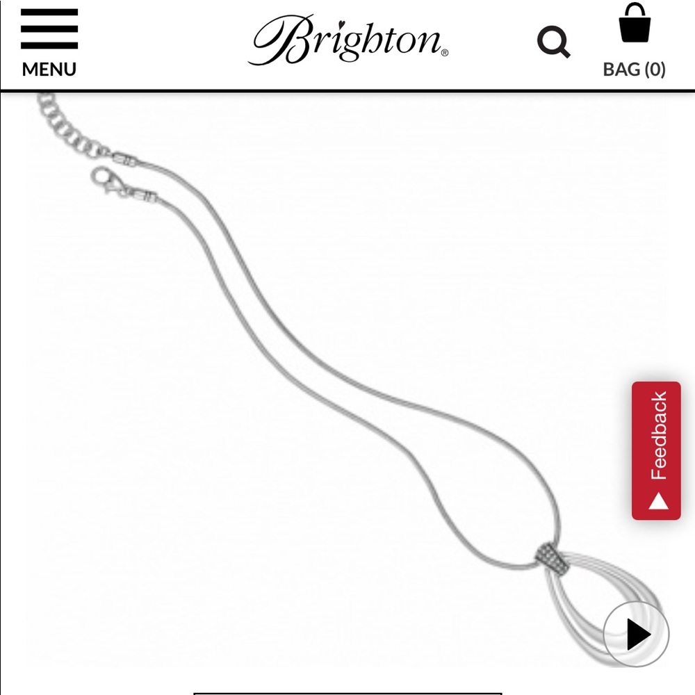 Brighton Meridian Swing Swarovski crystal necklace
